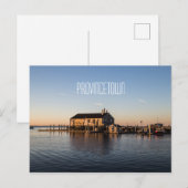 Provinzstadt Postkarte (Vorne/Hinten)