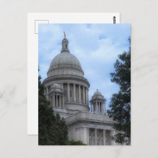 Provisioning-Hauptstadt-Gebäude Postkarte (Vorne/Hinten)