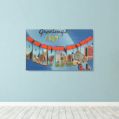 Provisioning, Rhode Island - Large Letter Scenes 2 Leinwanddruck (Insitu (Holzboden))