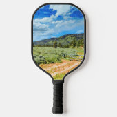 Provo-Flusstal in den Uinta-Bergen Pickleball Schläger (Rückseite)