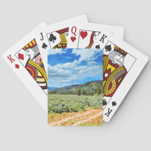 Provo-Flusstal in den Uinta-Bergen Spielkarten (Rückseite)