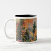 Provo- und Asphaltbäume Zweifarbige Tasse (Links)