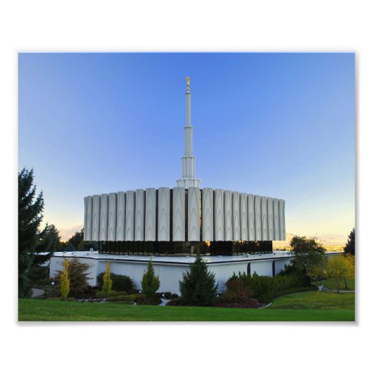 Provo, Utah LDS Temple Fotodruck (Vorne)