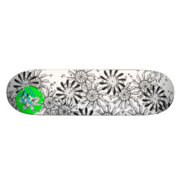 ProVoca Entwurf Pinflower DOS Skateboard