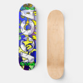 ProVoca Entwurfs-Weiß Skatedeck Skateboard (Vorderseite)