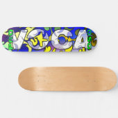 ProVoca Entwurfs-Weiß Skatedeck Skateboard (Horizontal)