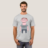 Provokatives Design: Der rassistischste Mann lebt T-Shirt (Vorne ganz)