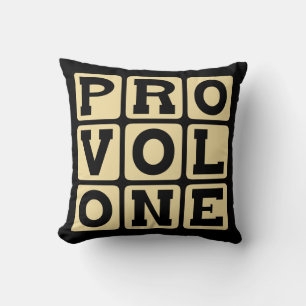 Provolone, italienischer Käse Kissen