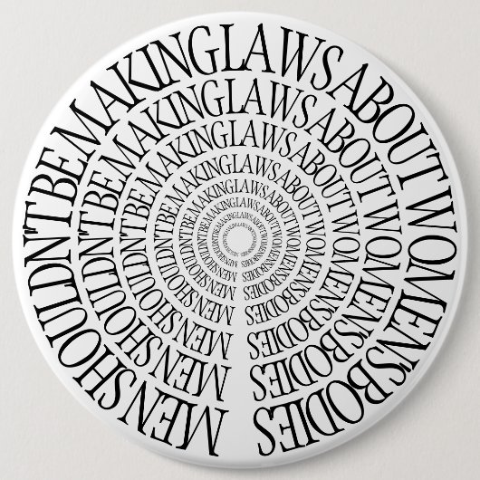 Prowahl - feministisches Button (Vorderseite)