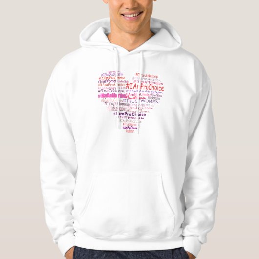 Prowahl mit Herzen Hoodie (Vorderseite)