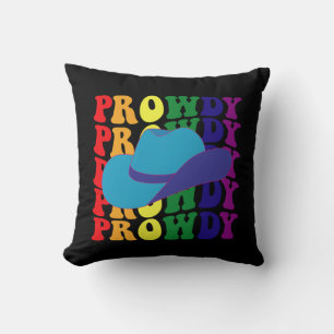 Prowdy Rodeo Hallo Cowboy Cowgirl LGBTQ Western  Kissen