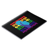 Prowdy Rodeo Howdy Cowboy Cowgirl LGBTQ Western Notizblock (Linke Seite)