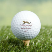 Prowl Precision: Golf Balls in Leopard-Printwerbun Golfball (Insitu T-Shirt)