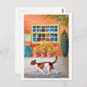 Prowling Cat, Louis Wain Postkarte (Vorne/Hinten)