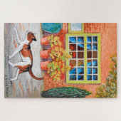 Prowling Cat, Louis Wain Puzzle (Horizontal)