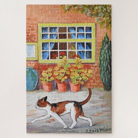 Prowling Cat, Louis Wain Puzzle (Vertikal)
