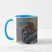 Prowling Cougar Mountain Lion Art Design Tasse (Links)
