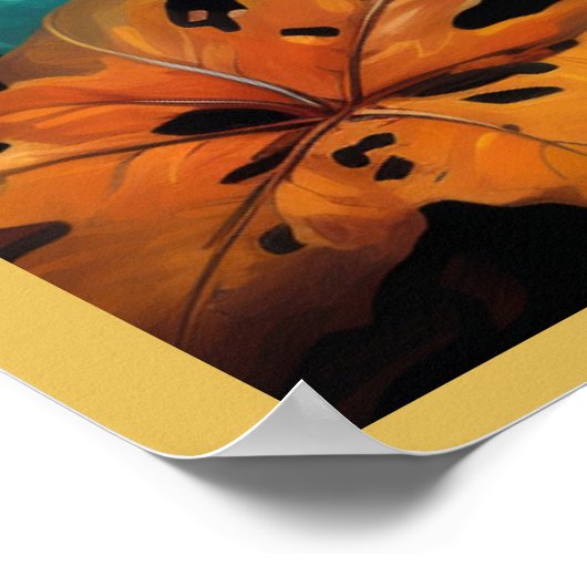 Prowling Through the Woods Poster (Ecke)