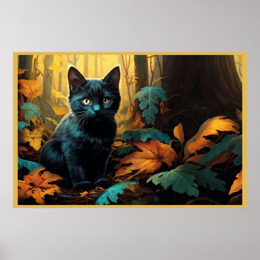 Prowling Through the Woods Poster (Vorne)