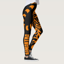 Prowling Tiger Black & Orange Individuelle Name Le