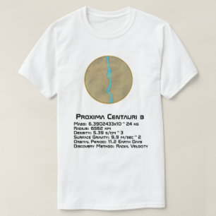 Proxima Centauri b Technische Daten T-Shirt