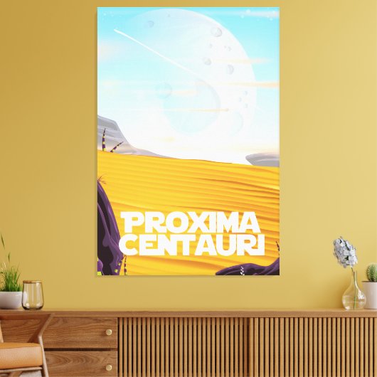 Proxima Centauri Science Fiction Leinwanddruck (Insitu (Wohnzimmer))