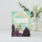 Proxima Centauri Science Fiction Postkarte (Stehend Vorderseite)