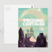 Proxima Centauri Science Fiction Postkarte (Vorne/Hinten)