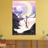 Proxima Centauri Skifahrplakat Leinwanddruck (Insitu (Wohnzimmer))