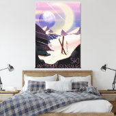 Proxima Centauri Skifahrplakat Leinwanddruck (Insitu (Schlafzimmer))