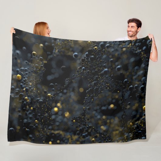 Proxima (schwarz) Fleece Blanket (Beispiel)