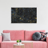 Proxima (schwarz) leinwanddruck (Insitu (Wohnzimmer))