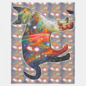 Proxima Space in Cat Fleecedecke (Vorderseite)