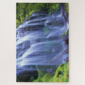 Proxy Falls in Oregons zentralen Kaskaden-Gebirgen Puzzle (Vertikal)