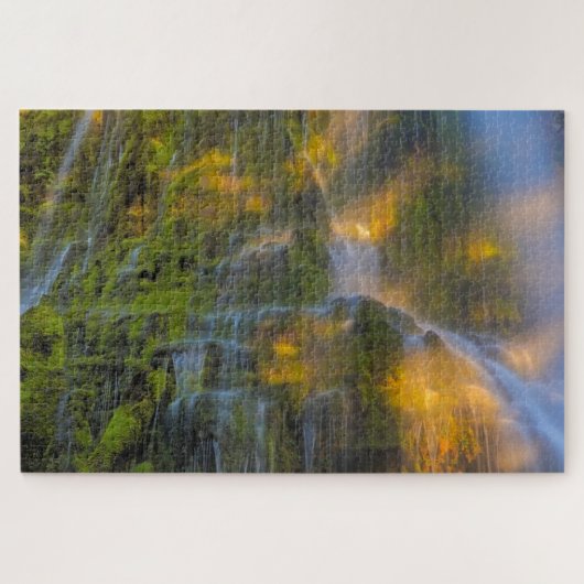 Proxy Falls Three Sisters Wilderness Oregon Puzzle (Horizontal)