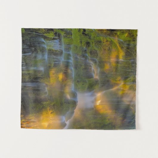 Proxy Falls Three Sisters Wilderness Oregon Wandteppich (Vorderseite (Horizontal))