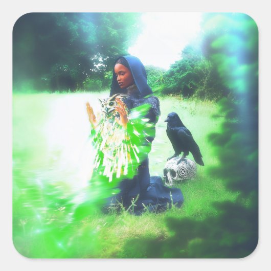 Proxy Quadratischer Aufkleber (Vorderseite)