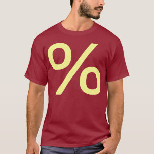 Prozent - blassgelb T-Shirt