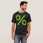 Prozent - Grün T-Shirt (Vorne ganz)