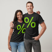 Prozent - Grün T-Shirt (Unisex)