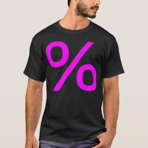 Prozent - Magenta T-Shirt
