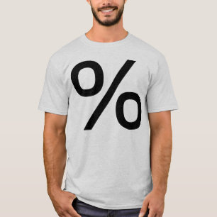 Prozent - Schwarz T-Shirt