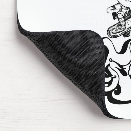 Prozentualer Skater#2 Mousepad (Ecke)