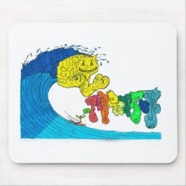 prozentuales Surfen Mousepad