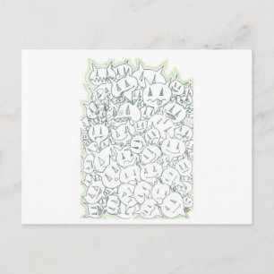 Prozentzahl Postkarte