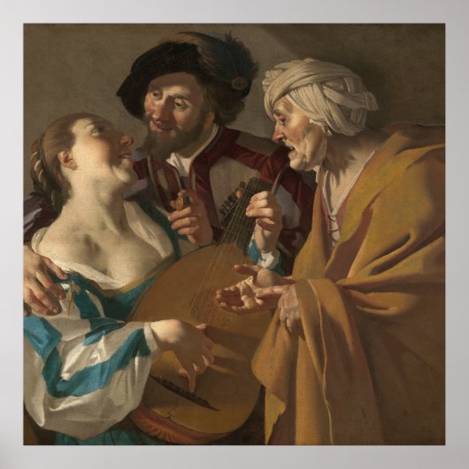 Prozess (1622) — Dirck van Baburen Poster (Vorne)