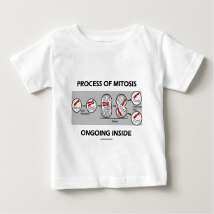 Prozess des Mitose-laufenden Inneres Baby T-shirt