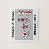 Prozess des Verkleinerungs-laufenden Inneres Puzzle (Vertikal)