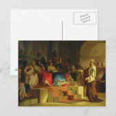 Prozess gegen den Apostel Paul Postkarte (Vorne/Hinten)