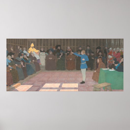 Prozess gegen Joan of Arc - Boutet de Monvel Fine Poster (Vorne)